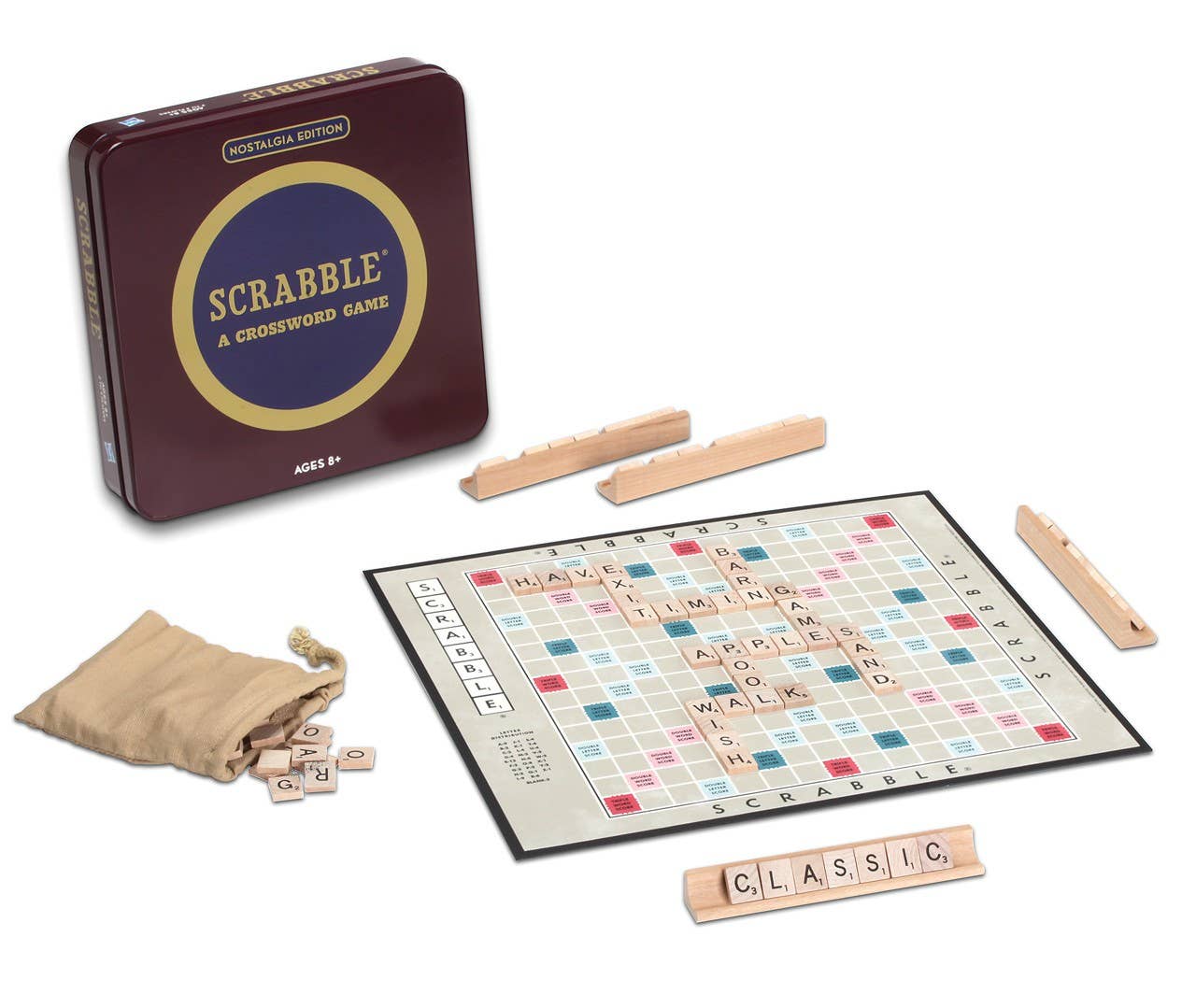 Clue and Scrabble Nostalgia Tin