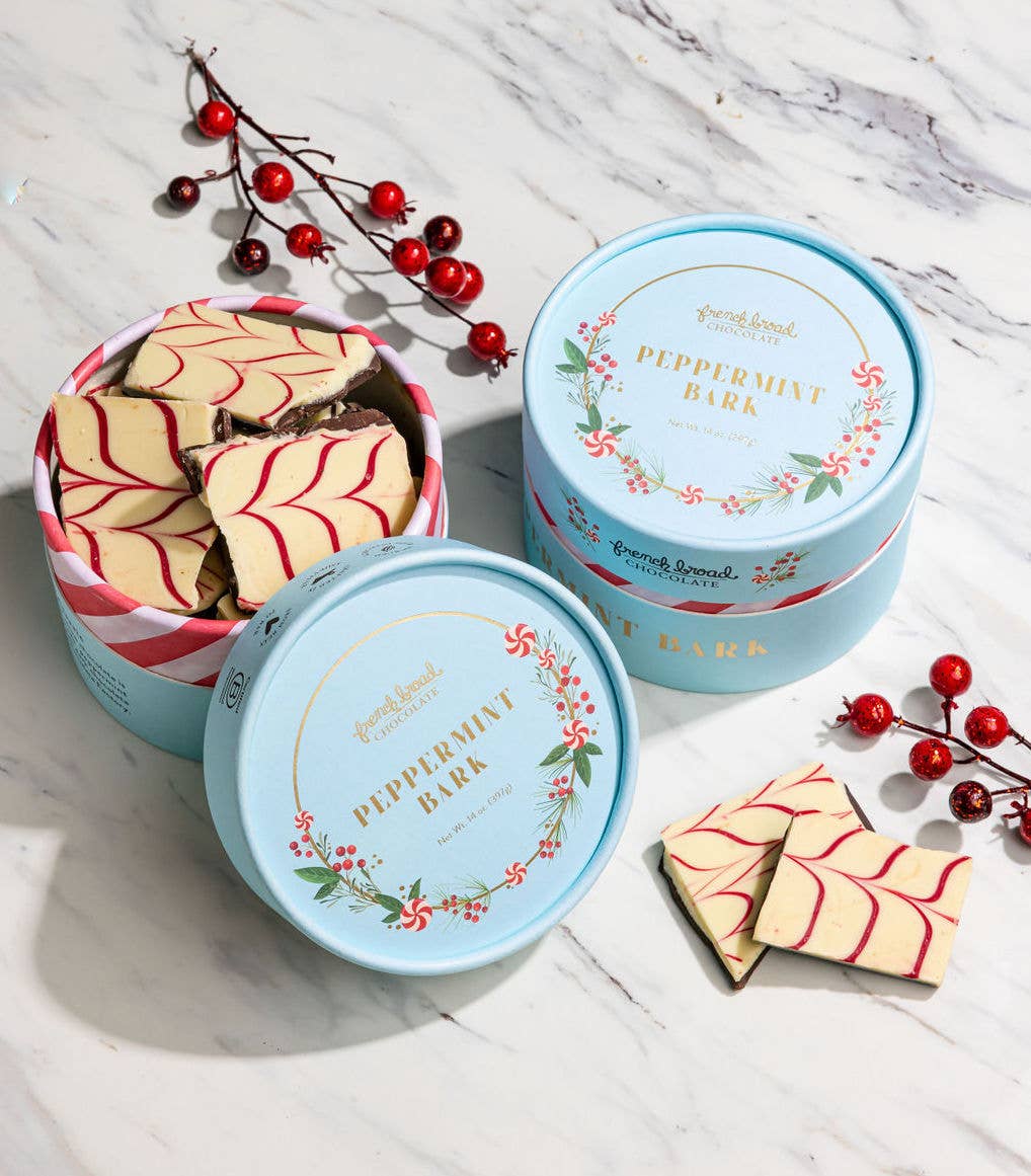 Peppermint Bark from French Broad Chocolate
