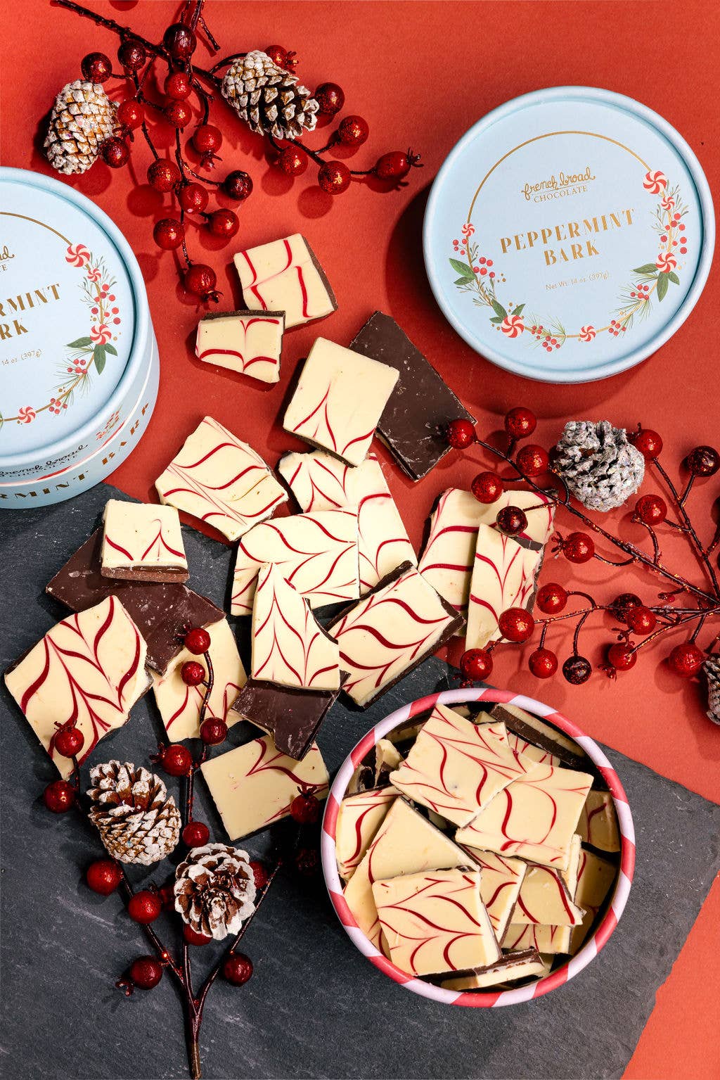 Peppermint Bark from French Broad Chocolate