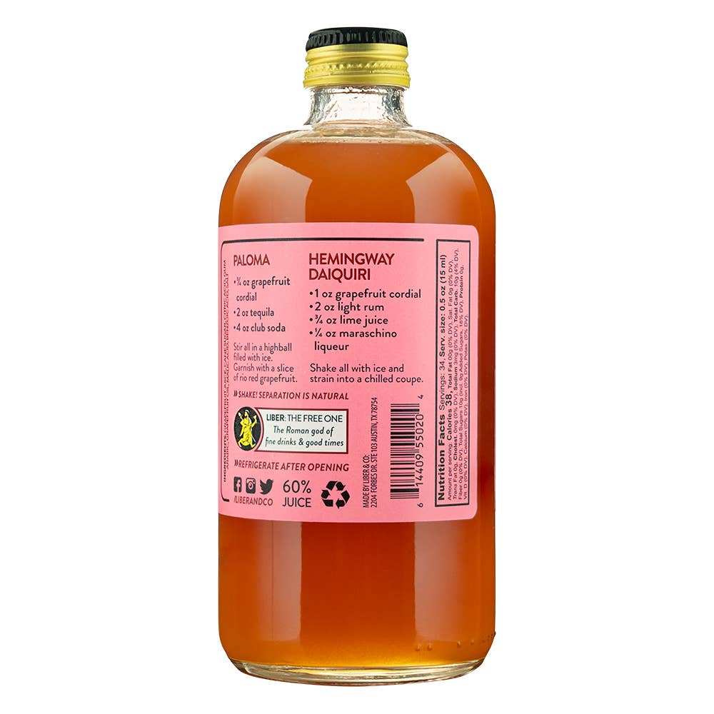 Rio Red Grapefruit Cordial