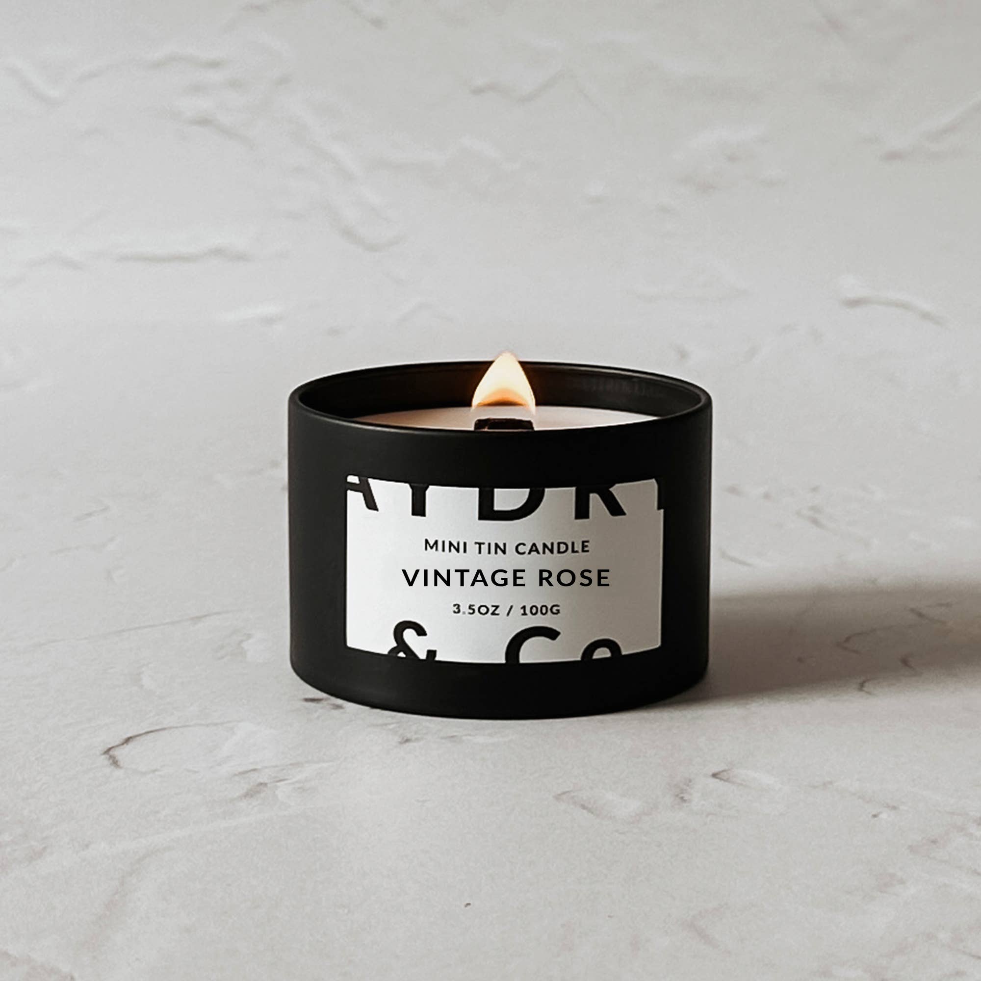 Aydry Vintage Rose Mini Tin Candle
