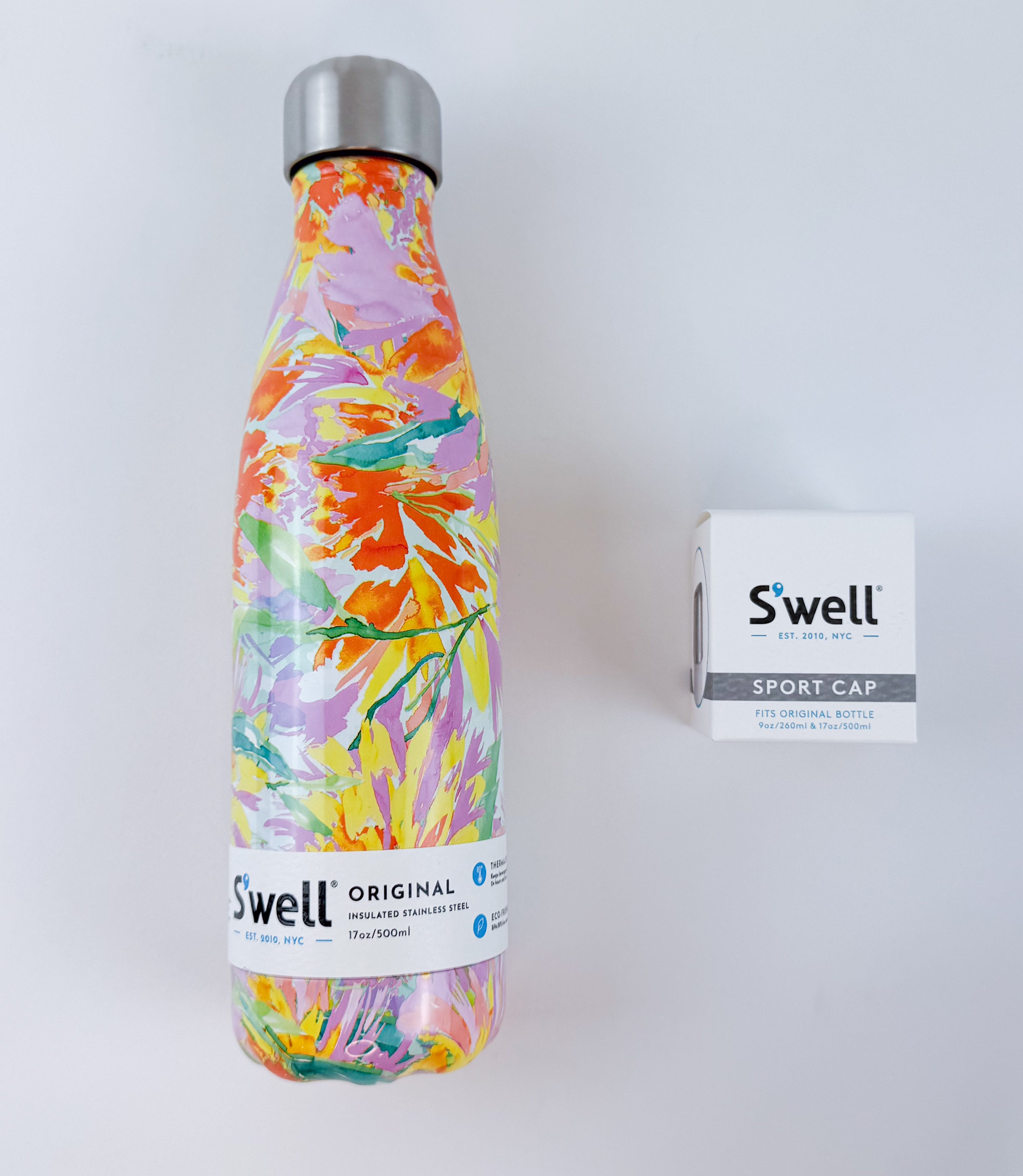 S’well 17 oz Bottle and Sports Cap