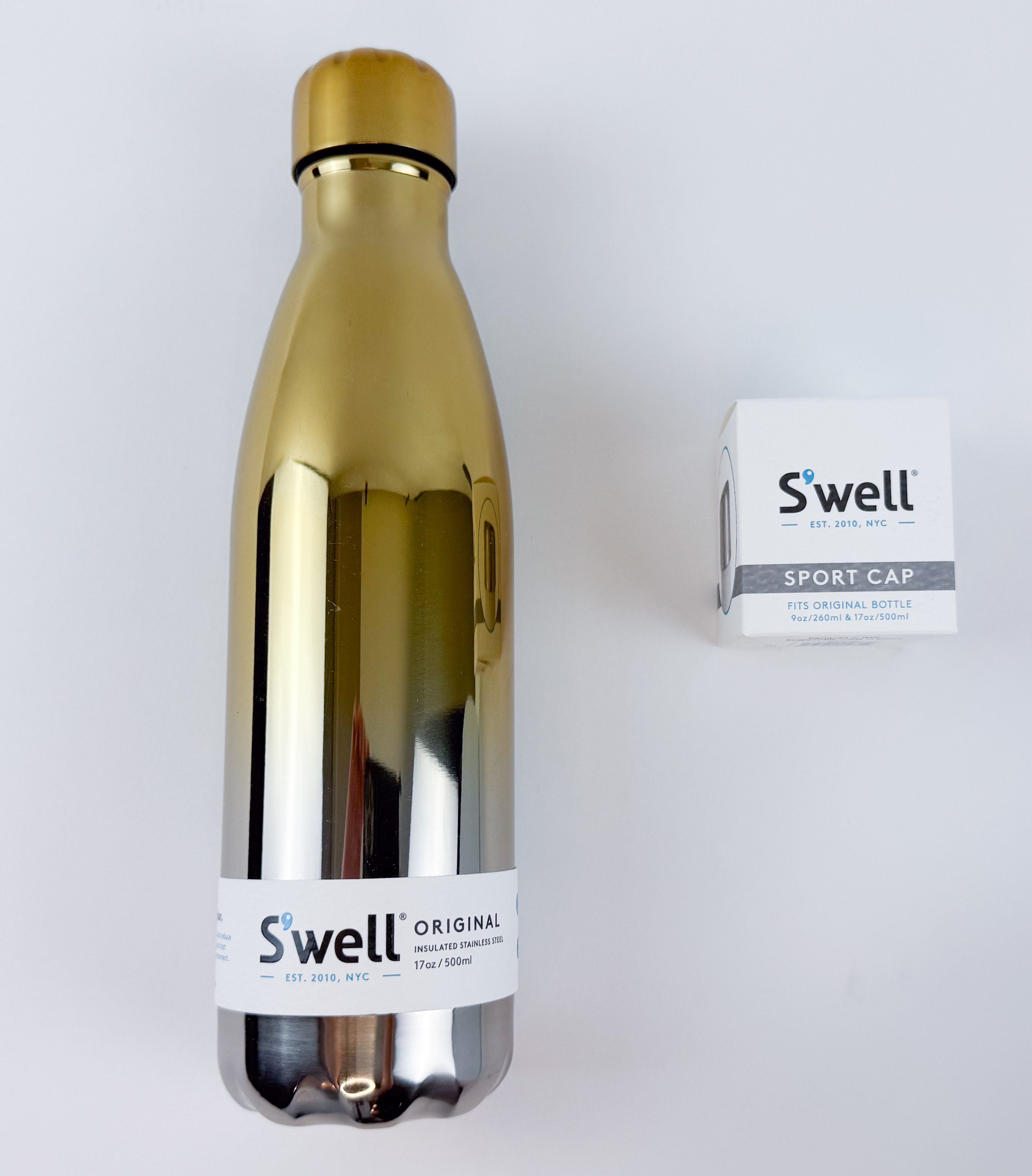 S’well 17 oz Bottle and Sports Cap