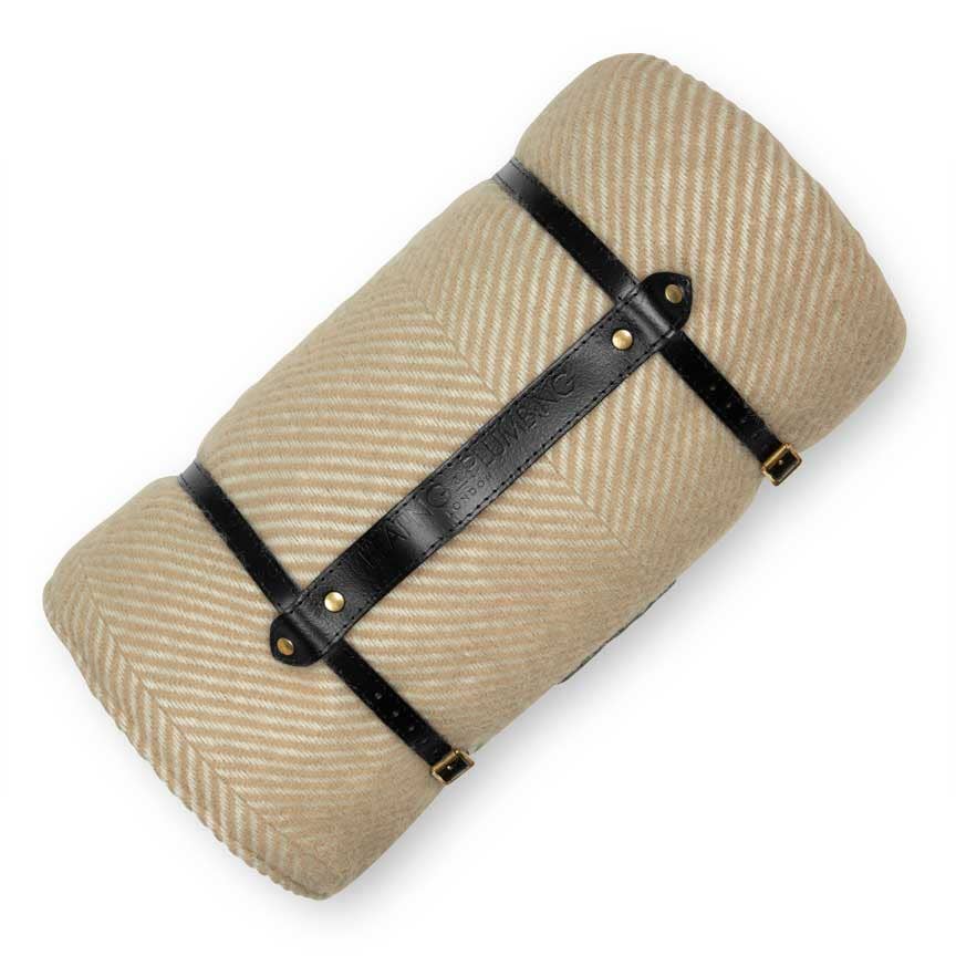 Pure new wool picnic blanket -  The Blenheim
