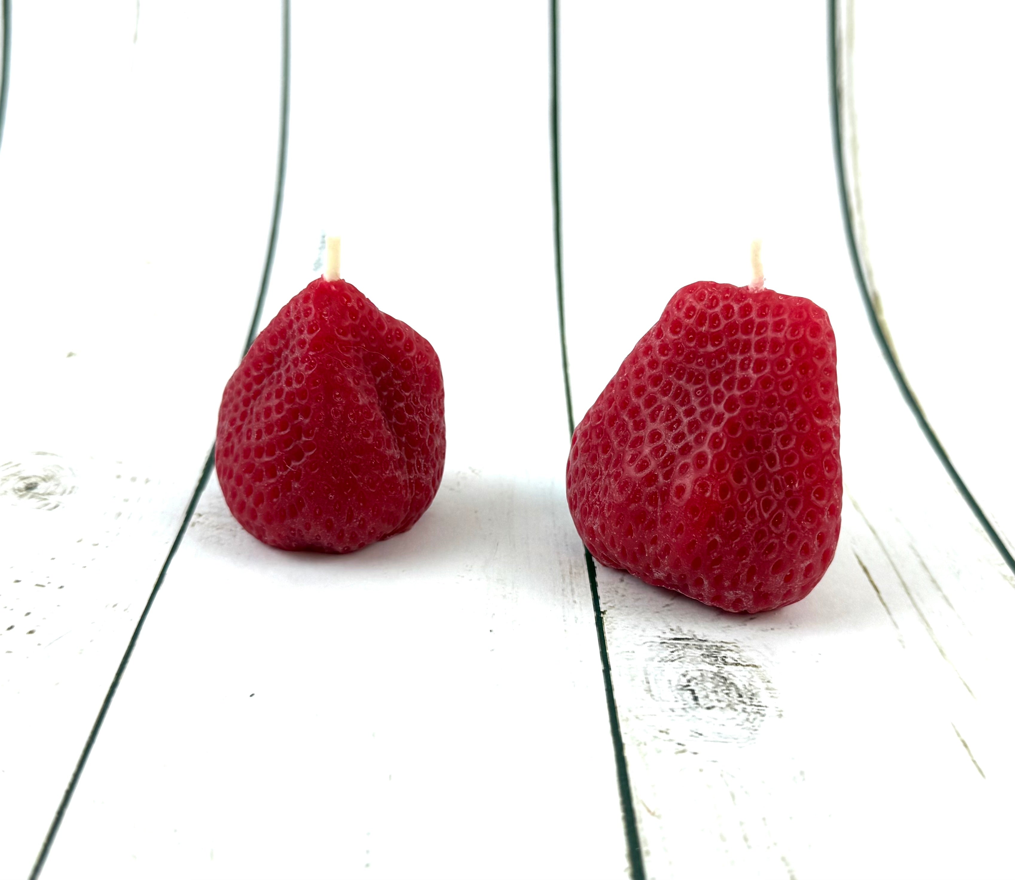 Beeswax Large Strawberries - Set of 2 