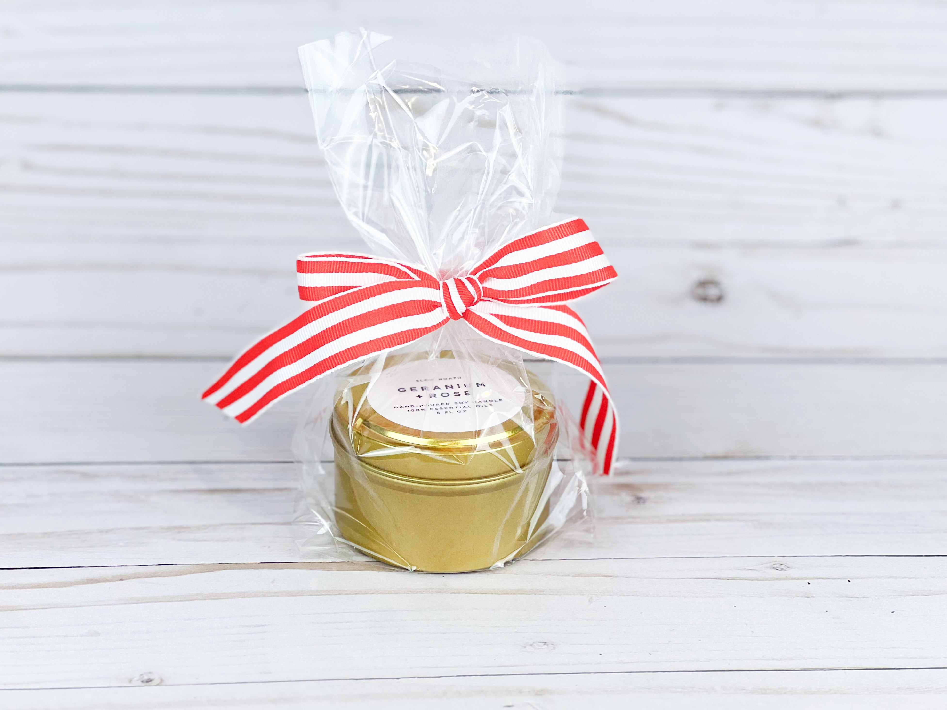 Geranium and Rose Candle