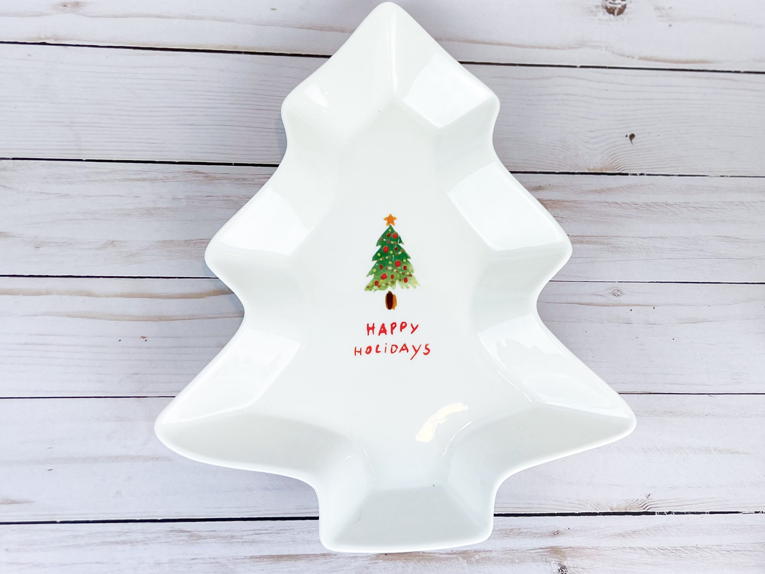 Christmas Tree Serving Dishes