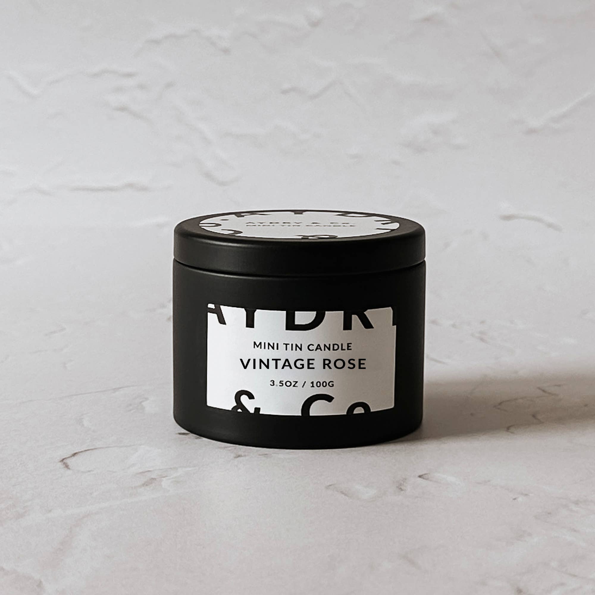 Aydry Vintage Rose Mini Tin Candle