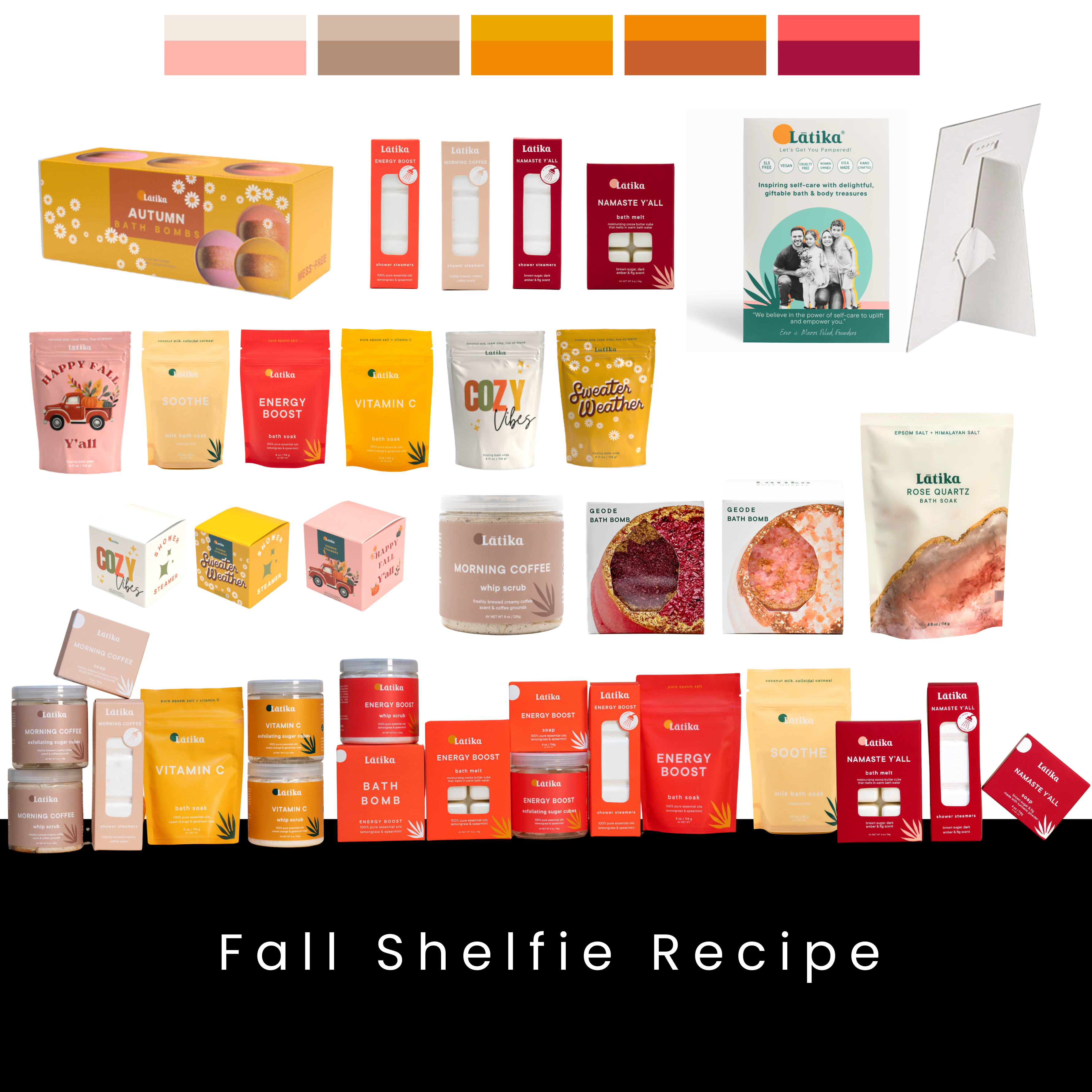 🍂 Happy Fall Y'all - Shower Steamer Cube from Latika