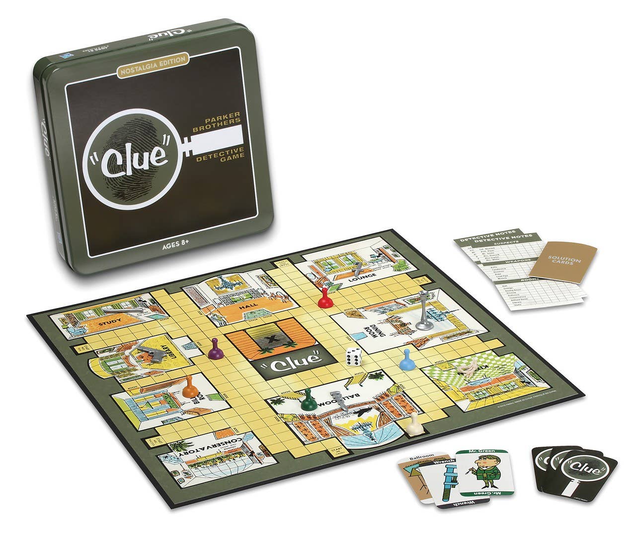 Clue and Scrabble Nostalgia Tin