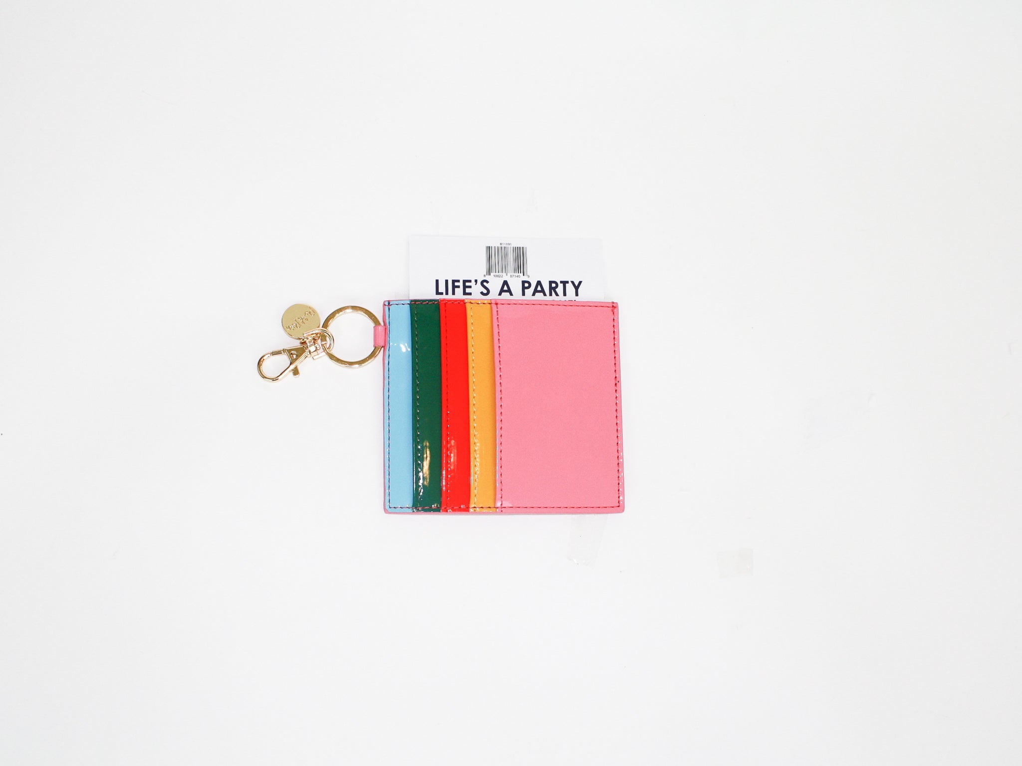Rainbow Bright Key Chain with wallet for easy card carrying