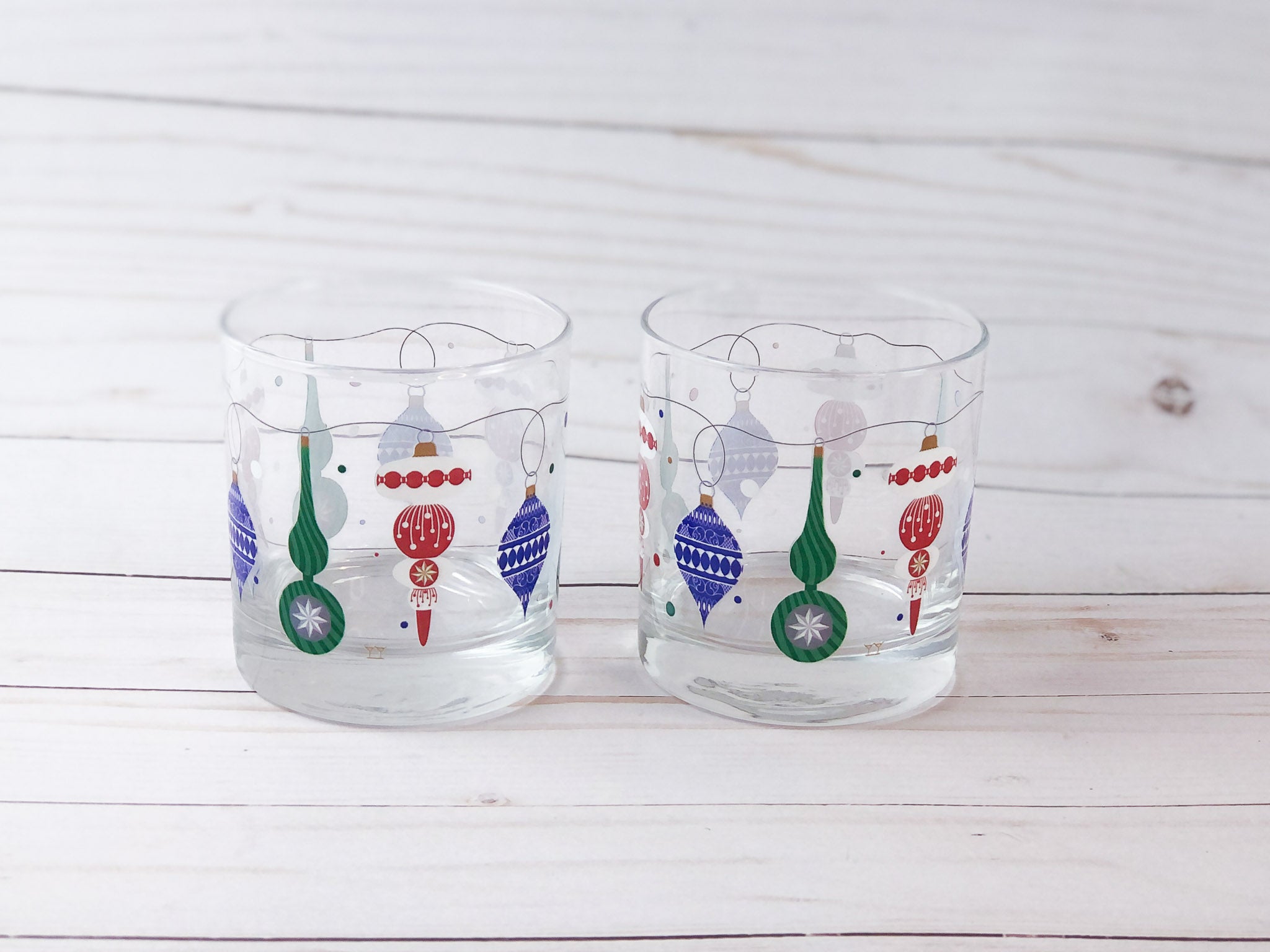Christmas Glasses- Set of 2