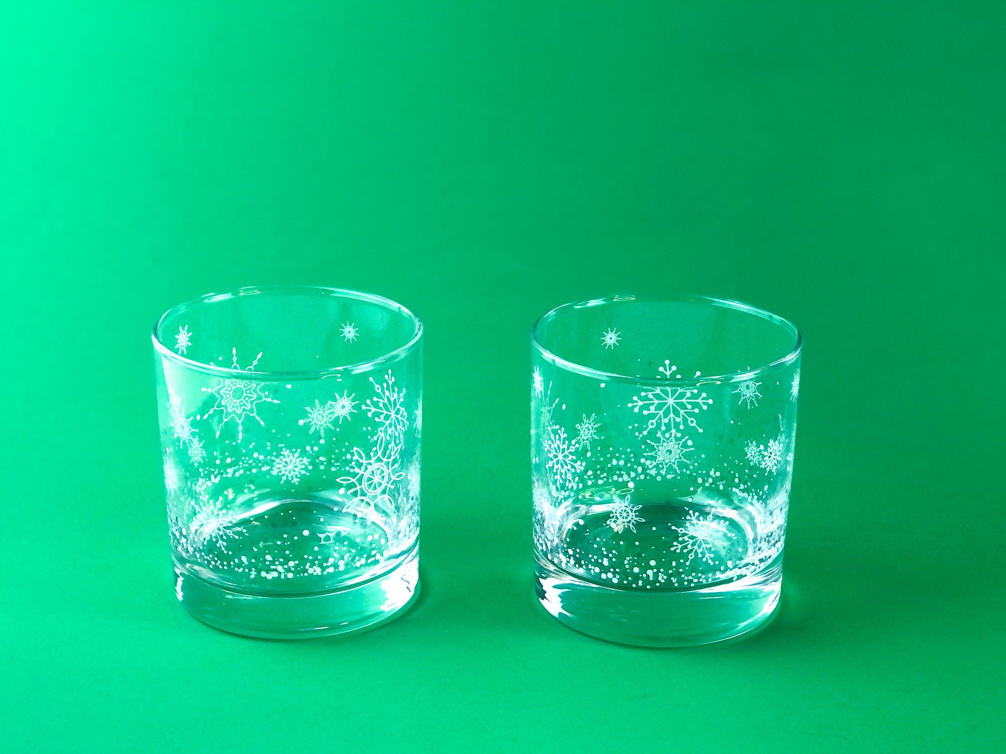 Christmas Glasses- Set of 2