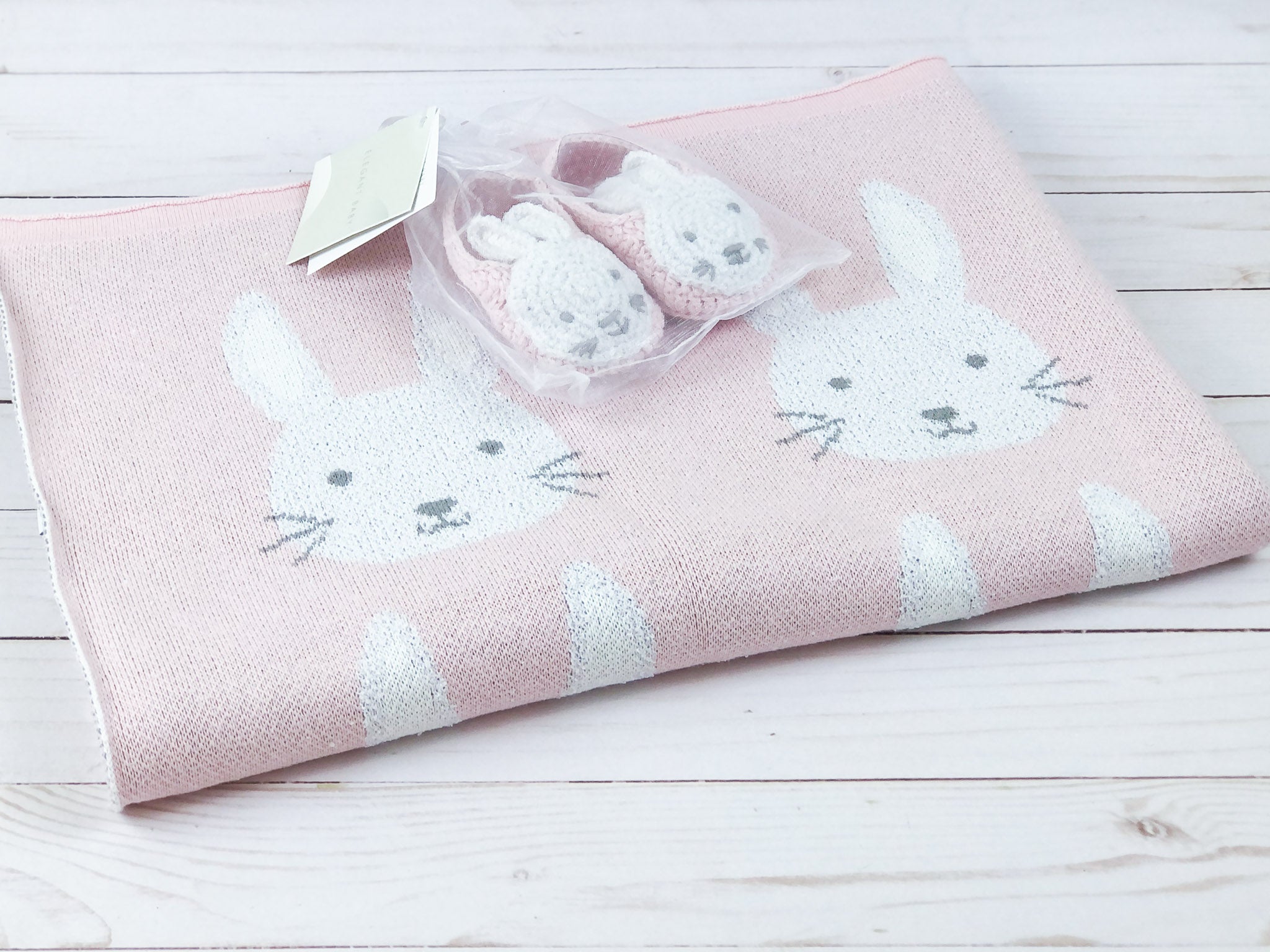 Elegant Baby Blankets and Booties - Buy separately or together