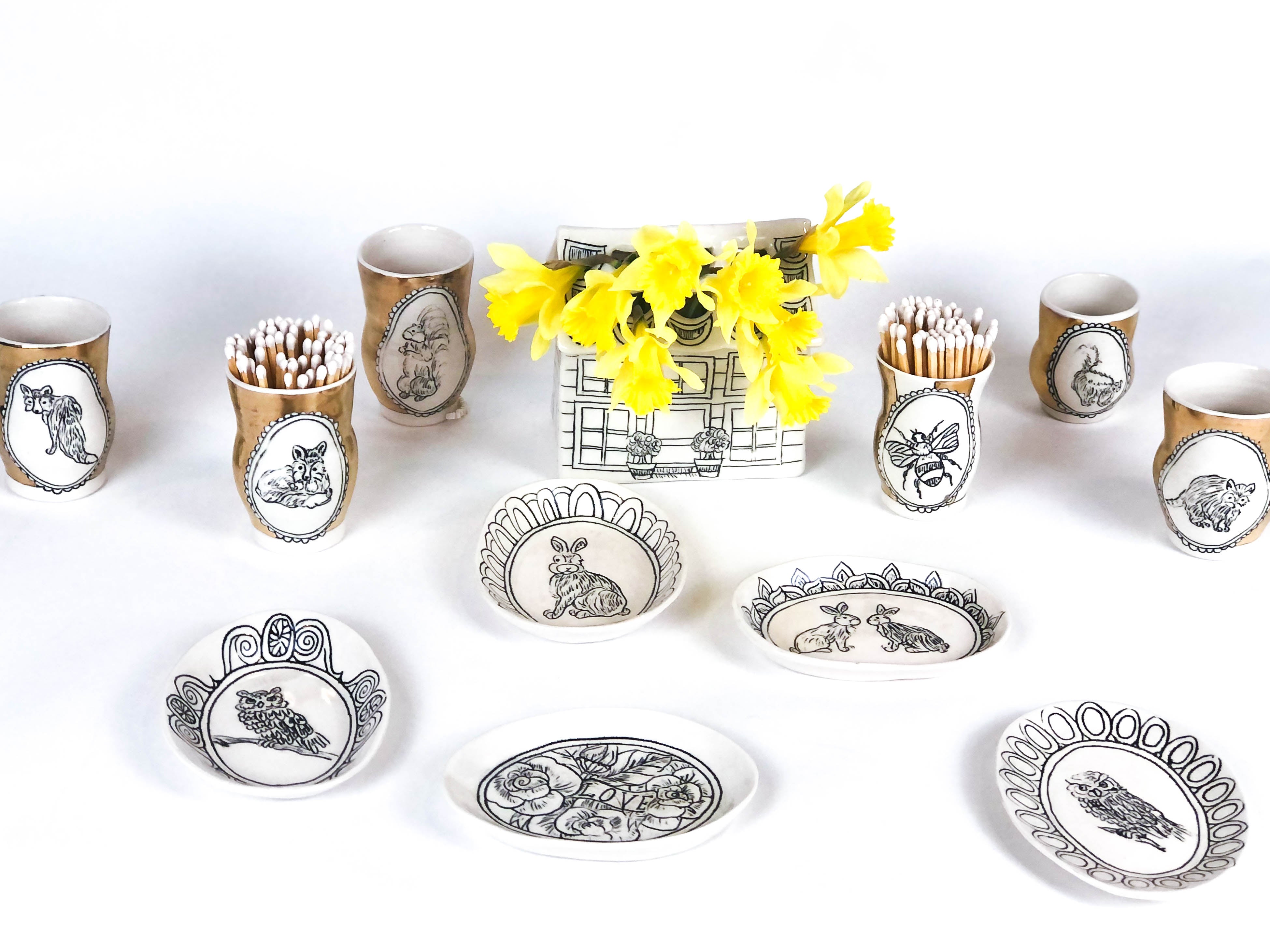 Hope and Mary Handmade Porcelain