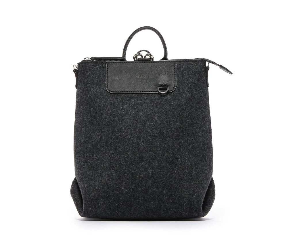 Backpack of Felted Wool
