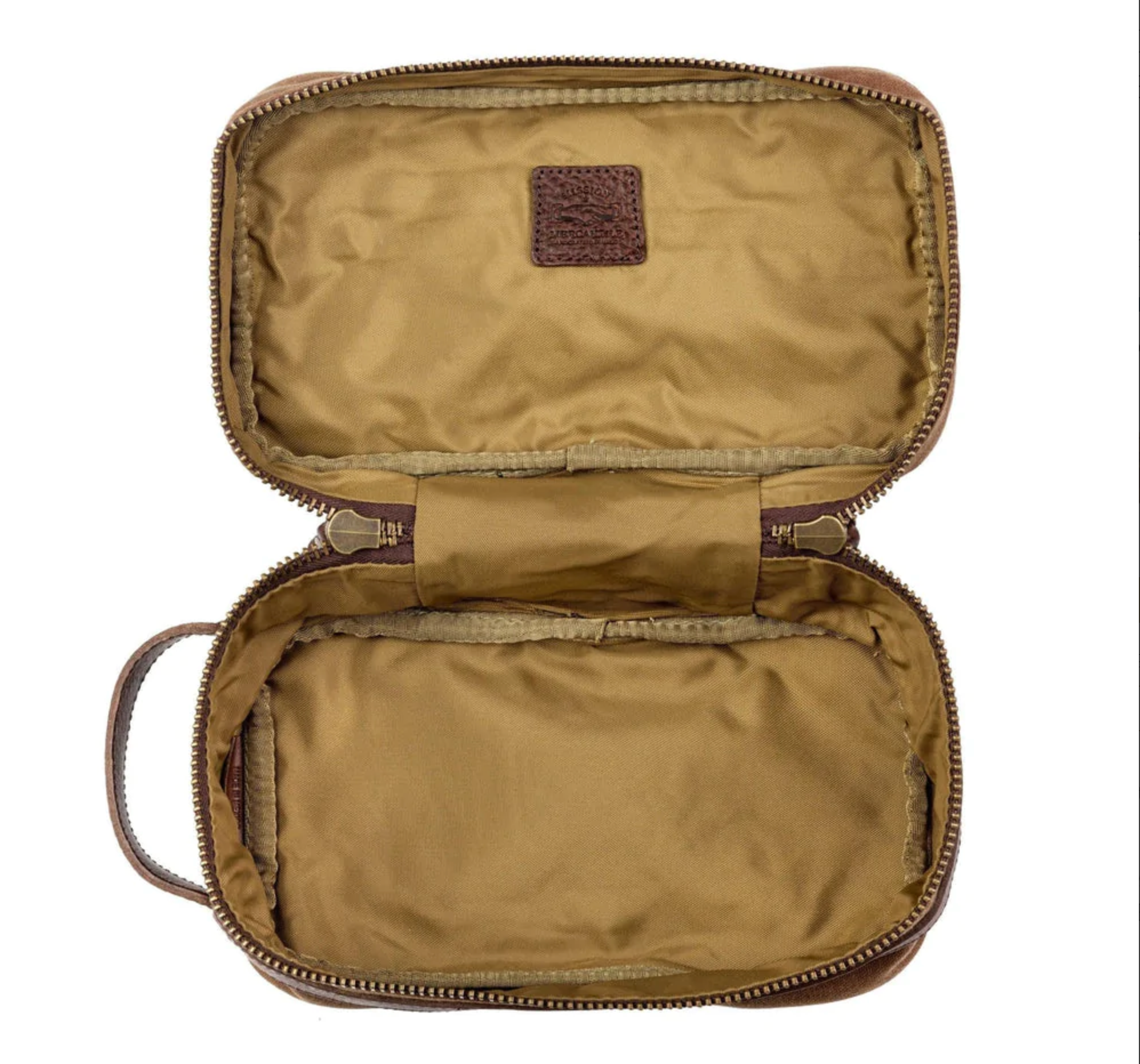 Waxed Canvas Square Dopp Kit