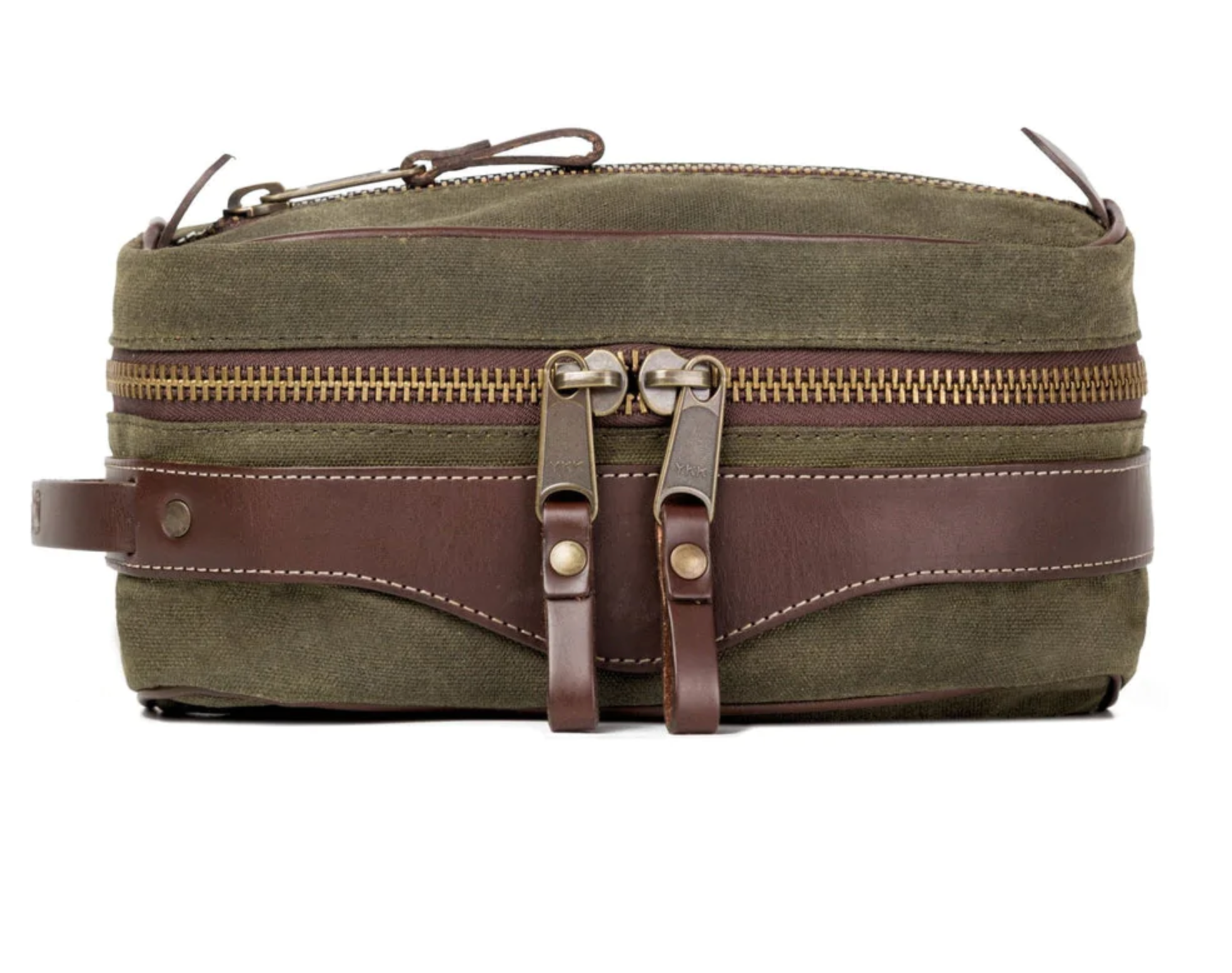 Waxed Canvas Square Dopp Kit