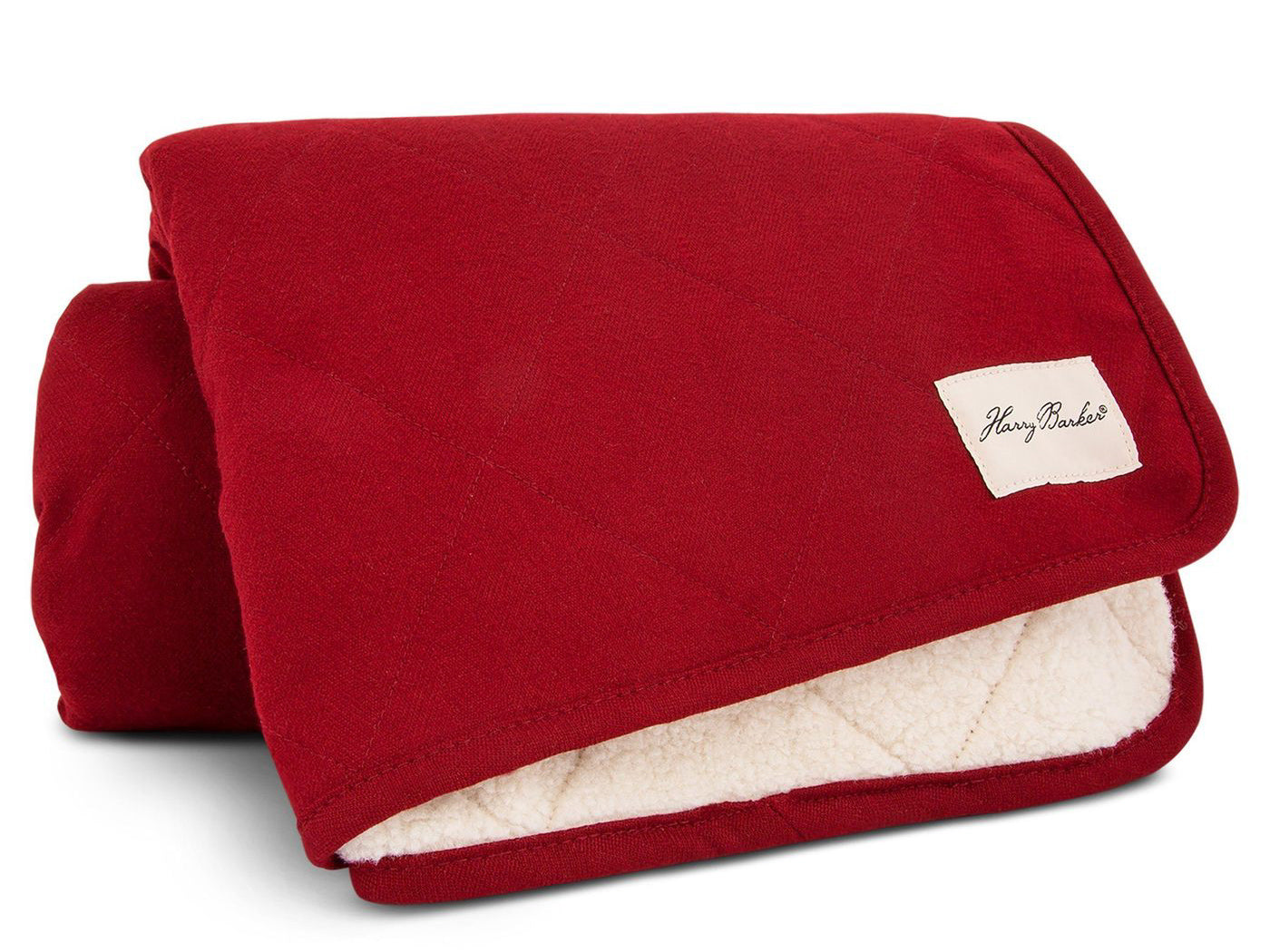 Quilted Sherpa Fleece Dog Blanket