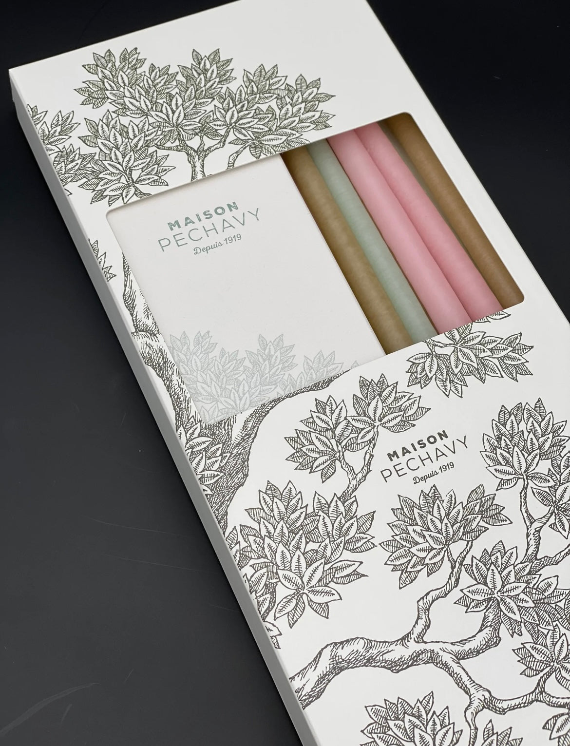 MAISON PECHAVY SET OF CANDLES & LONG MATCHES (PASTEL) BY MAISON PECHAVY